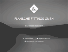 Tablet Screenshot of flansche-fittings.com